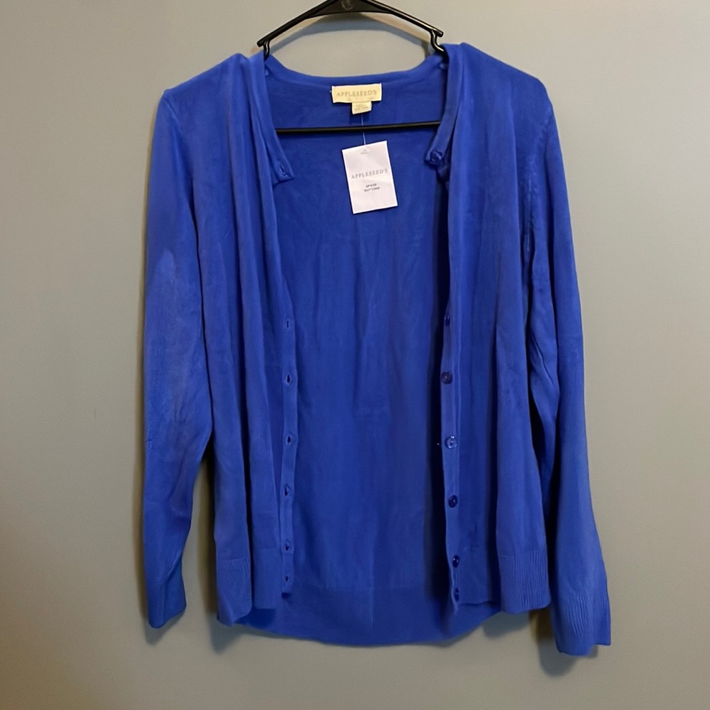Appleseed’s Blue Cardigan